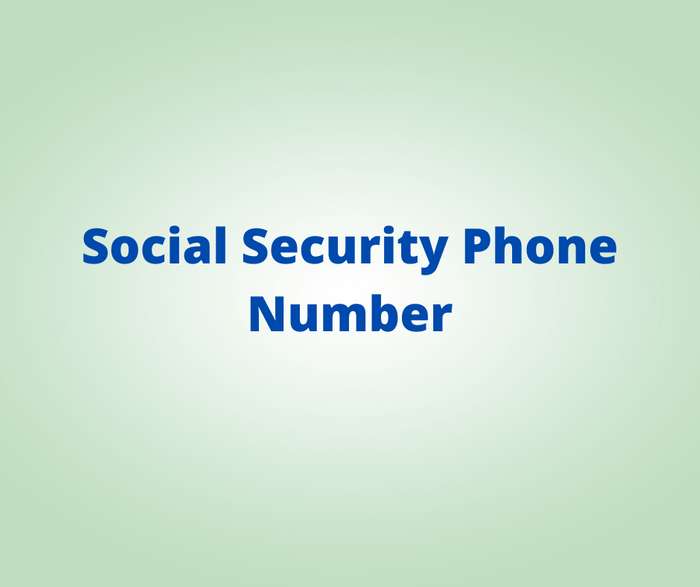 Social Security Phone Number