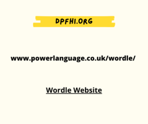 www.powerlanguage.co.uk/wordle/