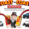 Mcdonalds Monopoly Rare Pieces 2023 Canada
